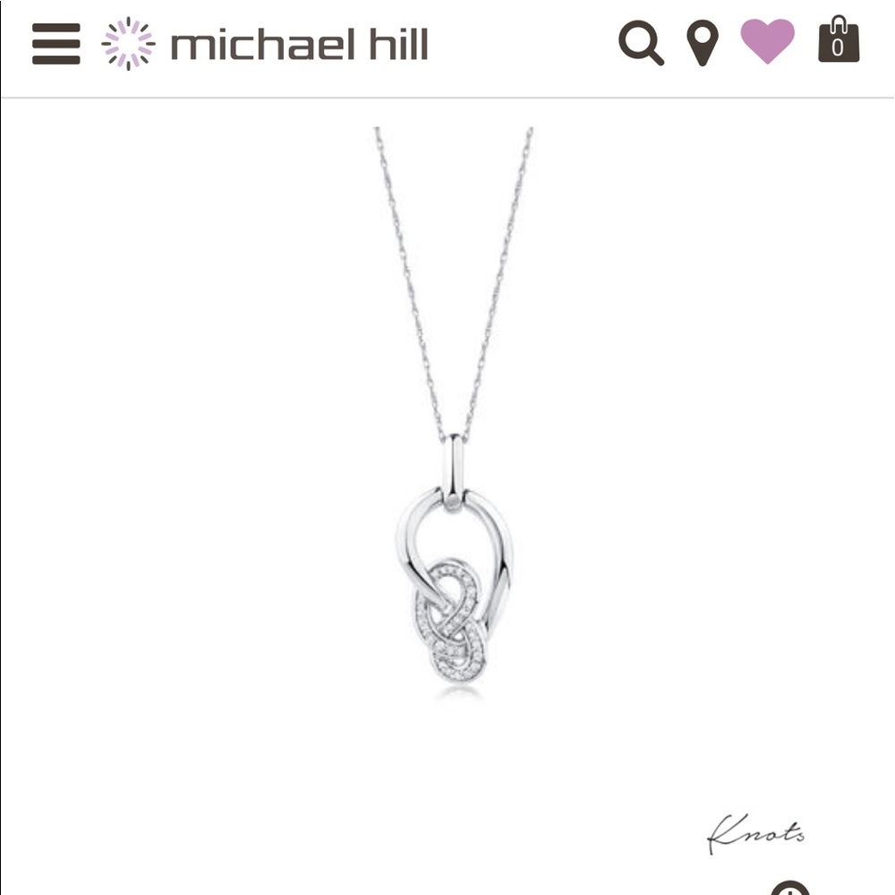 Michael Hill knot necklace